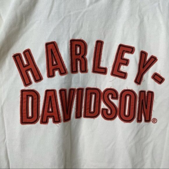 Harley-Davidson Men's Logo Knit Polo Size L Slim Fit - Picture 15 of 16